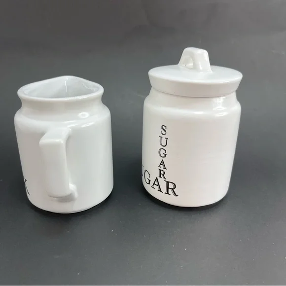 The Old Pottery Company Milk and Sugar jar - Picture 4 of 6